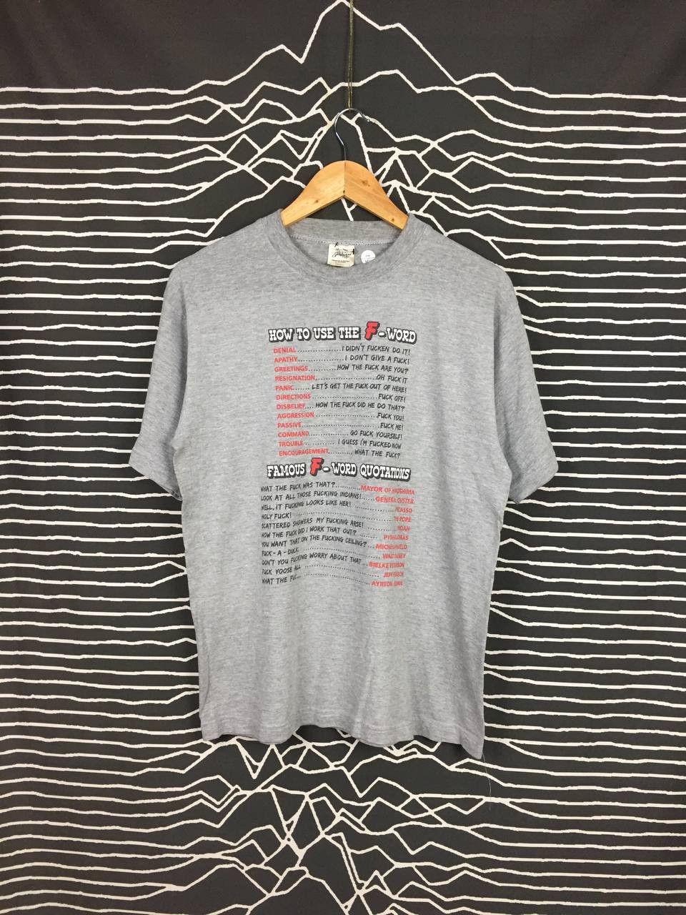 Vintage Vtg Acacia Sportswear How To Use F Word Tee Size US S / EU 44-46 / 1 - 1 Thumbnail
