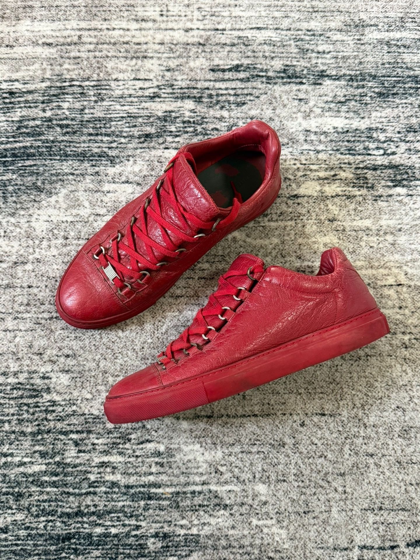 Balenciaga Balenciaga Arena Sheepskin Low-Top Sneakers Size US 10 / EU 43 - 1 Thumbnail