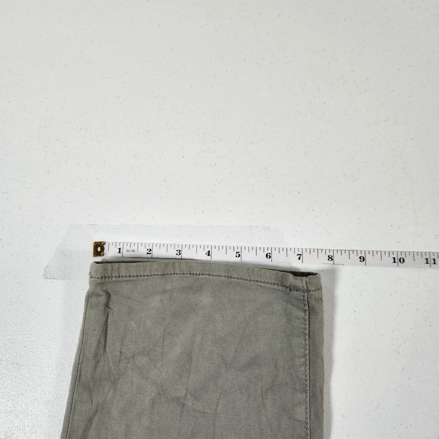 Mavi Mavi Zach Straight Leg Pants Mens 34x36 Olive Green Sage Grey Stretch Chino Size US 34 / EU 50 - 6 Thumbnail