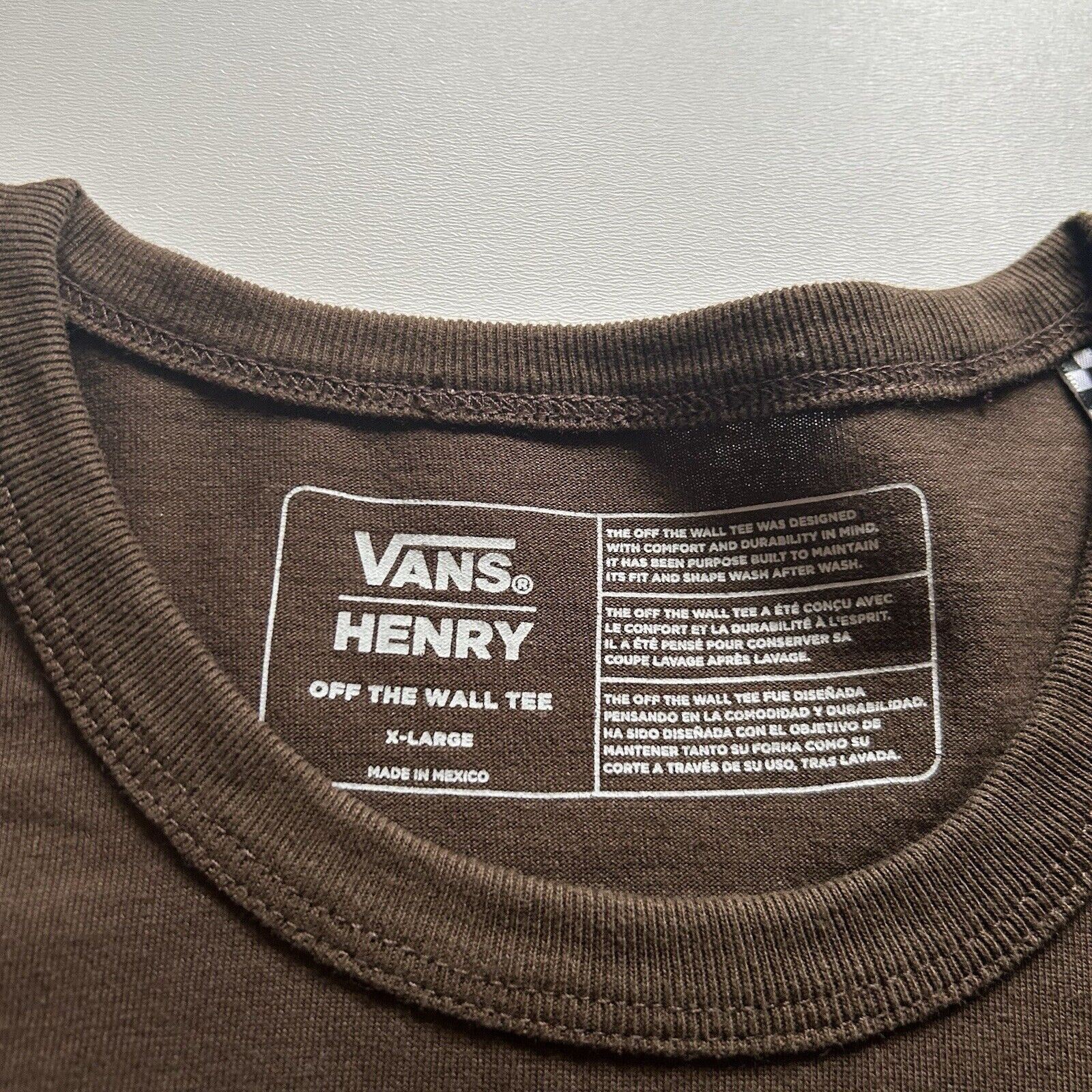 Vans Vans Basketball Pocket T Shirt XL Brown Justin Henry Rare Size US XL / EU 56 / 4 - 6 Thumbnail