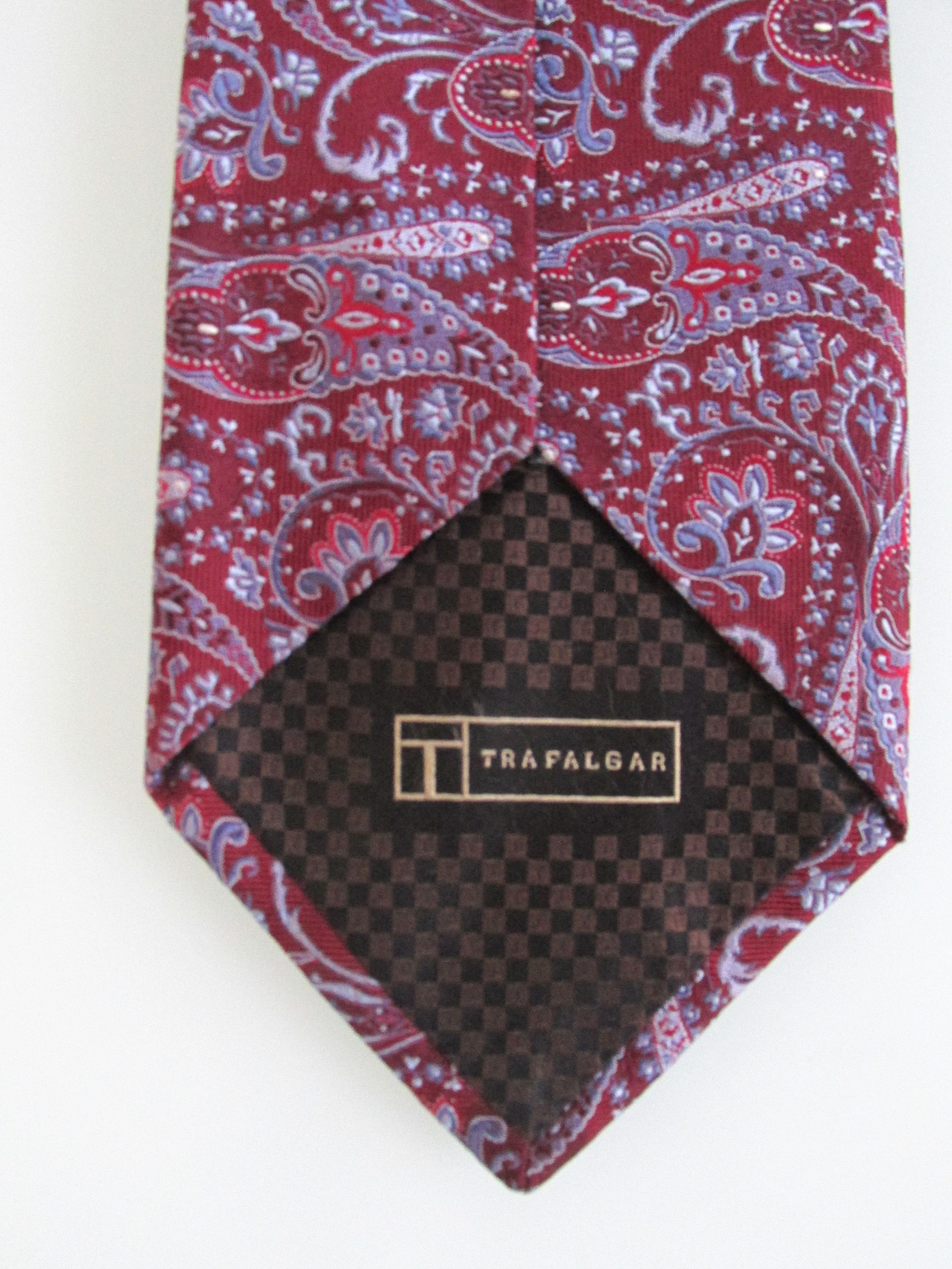 Trafalgar Trafalgar (NWOT) Men's Silk Tie Size ONE SIZE - 5 Thumbnail