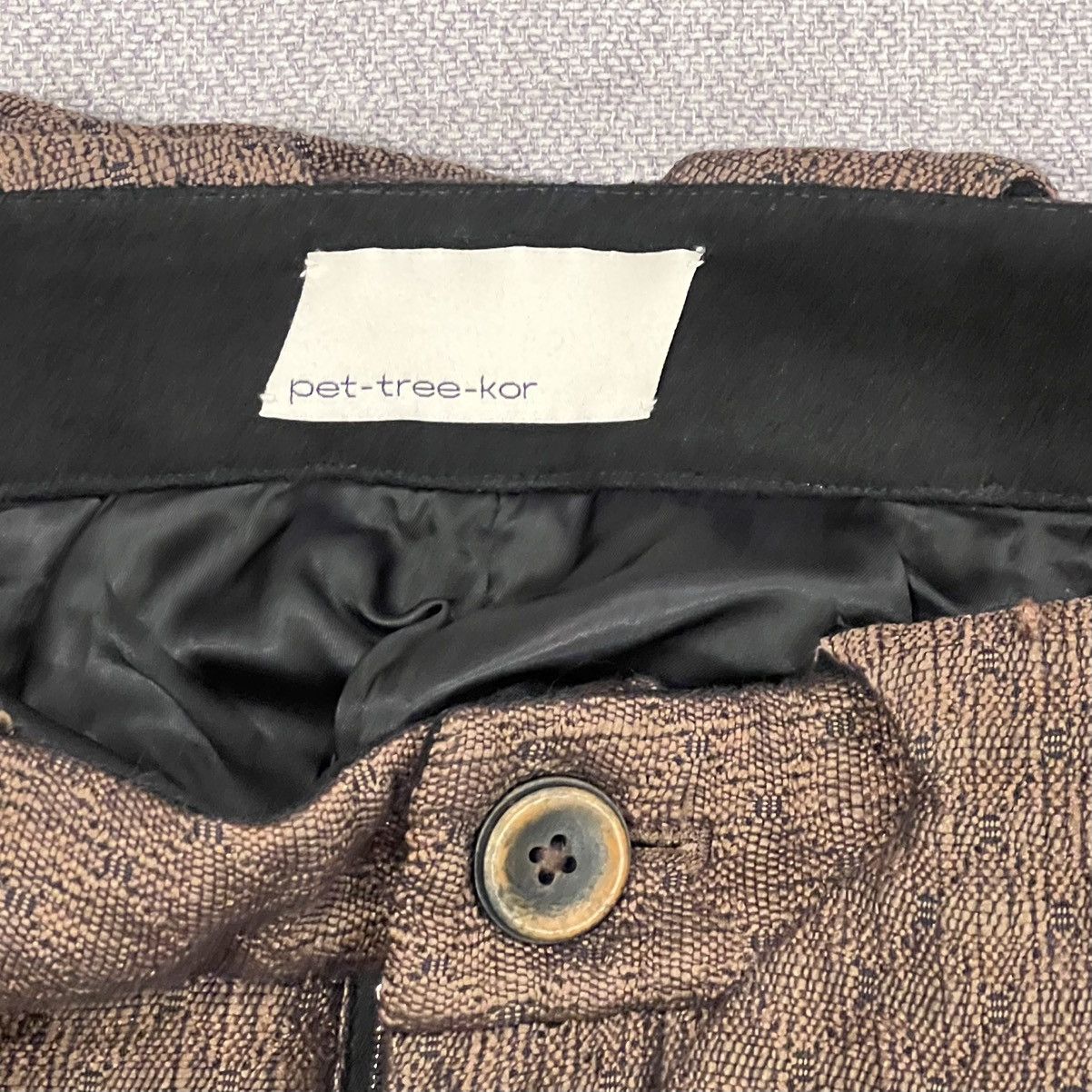 pet-tree-kor Pet-Tree-Kor Brown Sarracenia Trousers Size US 29 - 4 Thumbnail
