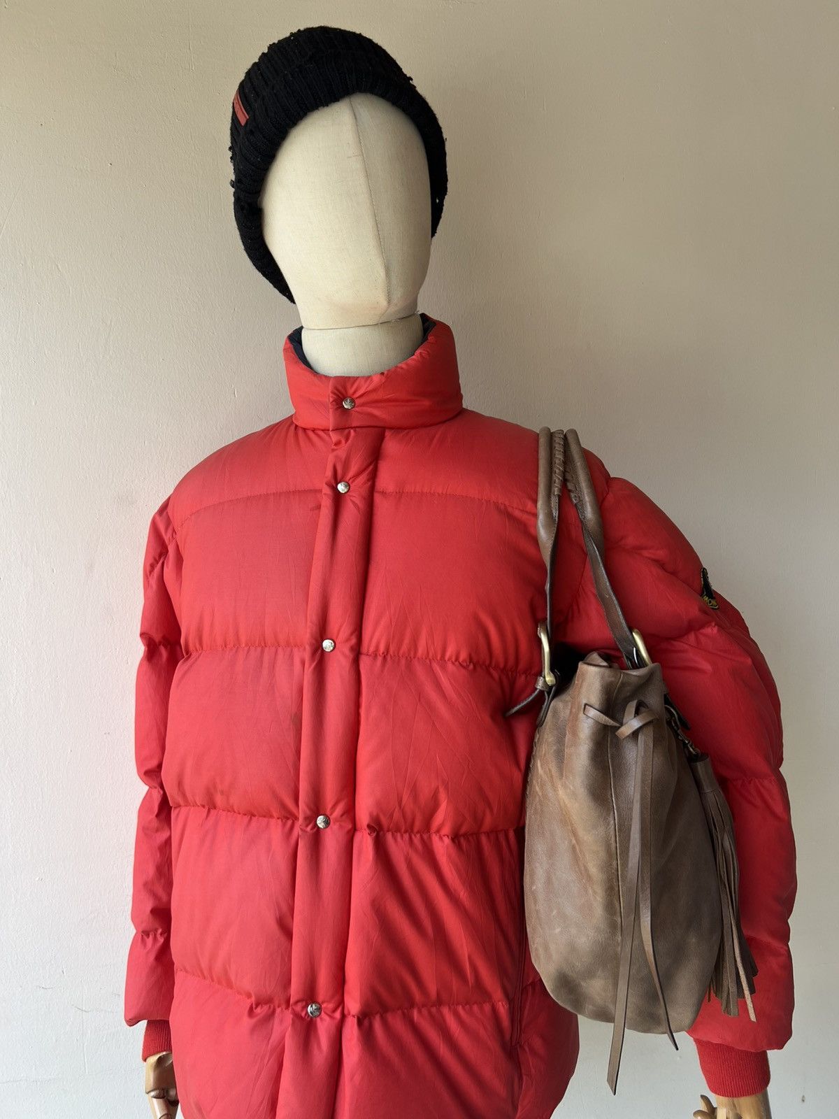 Leather Vintage Sazaby Japan Scratches Patina Leather Shoulder Bag Size ONE SIZE - 5 Thumbnail
