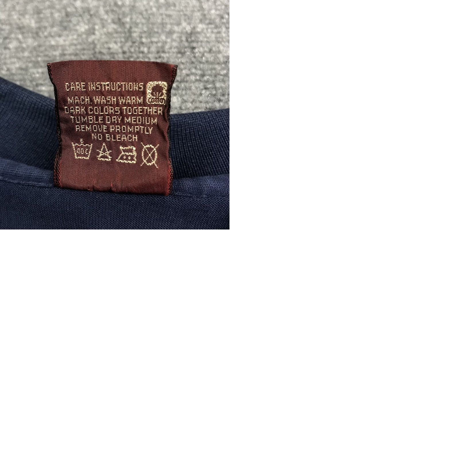 Vintage VINTAGE Cross Creek Polo Shirt Mens Medium Navy Blue 100% Cotton Made In USA CrosS Creek Polo Shirt Size US M / EU 48-50 / 2 - 9 Thumbnail