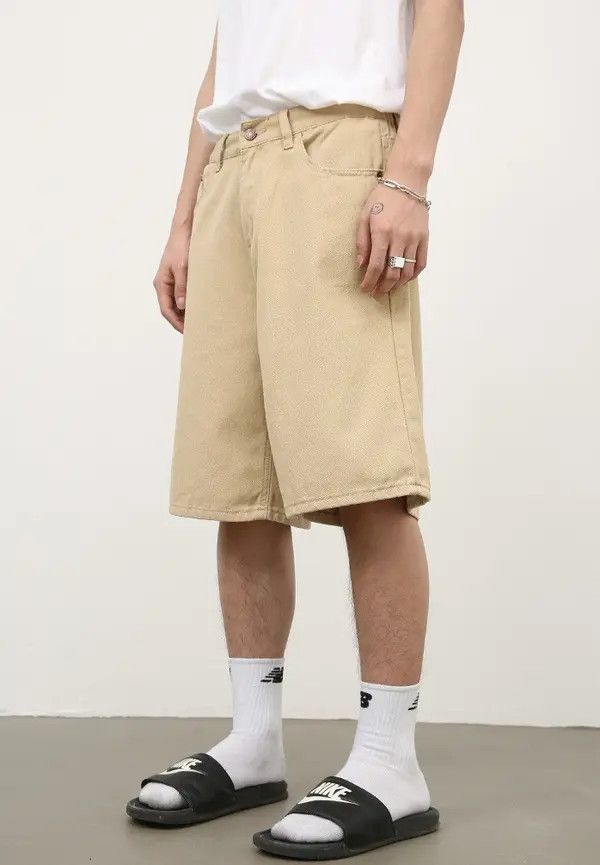 Japanese Brand Kizuki x Kubo Apricot Retro All-match Casual Denim Shorts Size US 32 / EU 48 - 2 Thumbnail