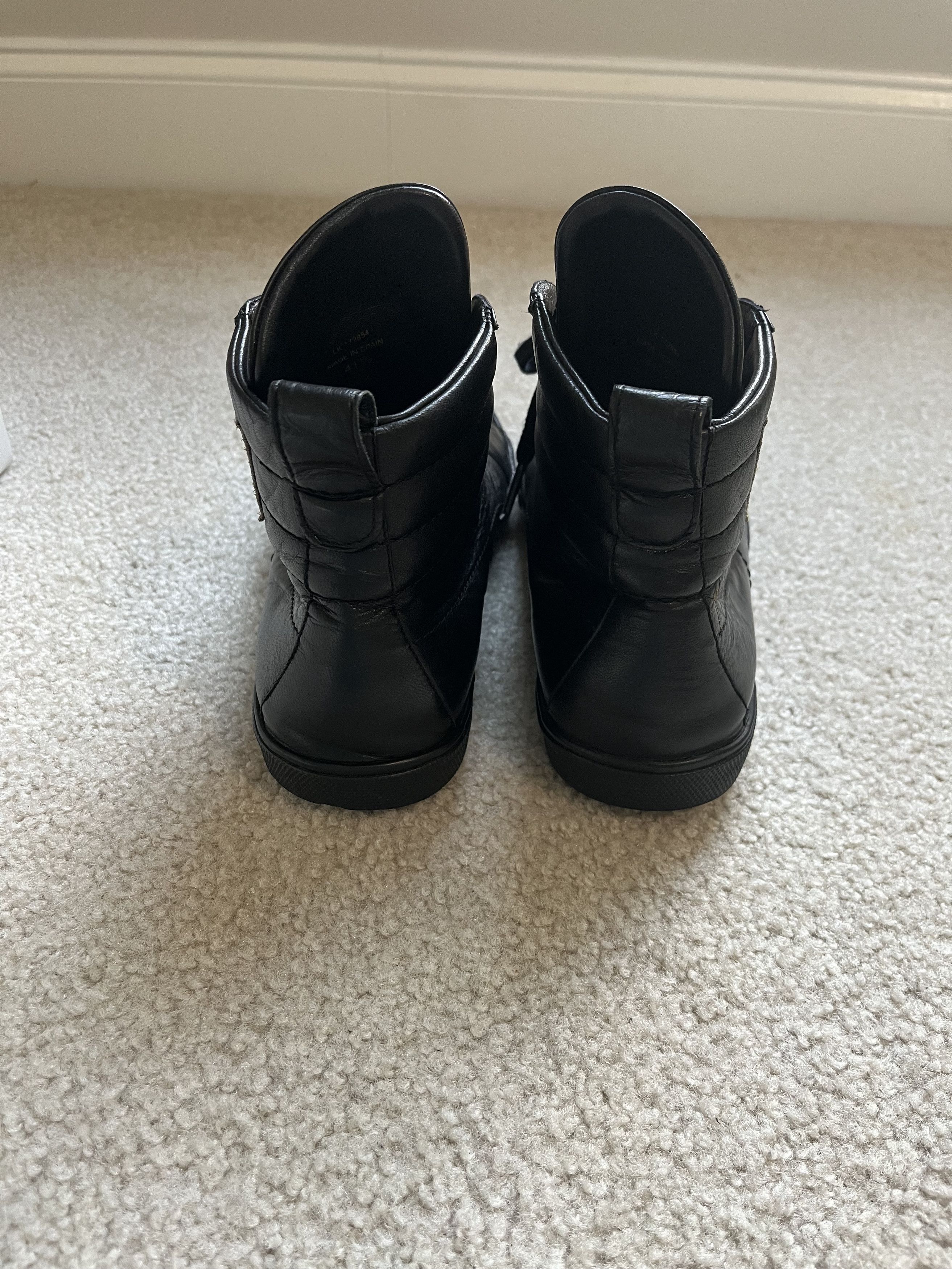 Yves Saint Laurent YSL Rive Gauche Rolling Sneaker Black Nappa Never Worn Size US 8.5 / EU 41-42 - 4 Thumbnail