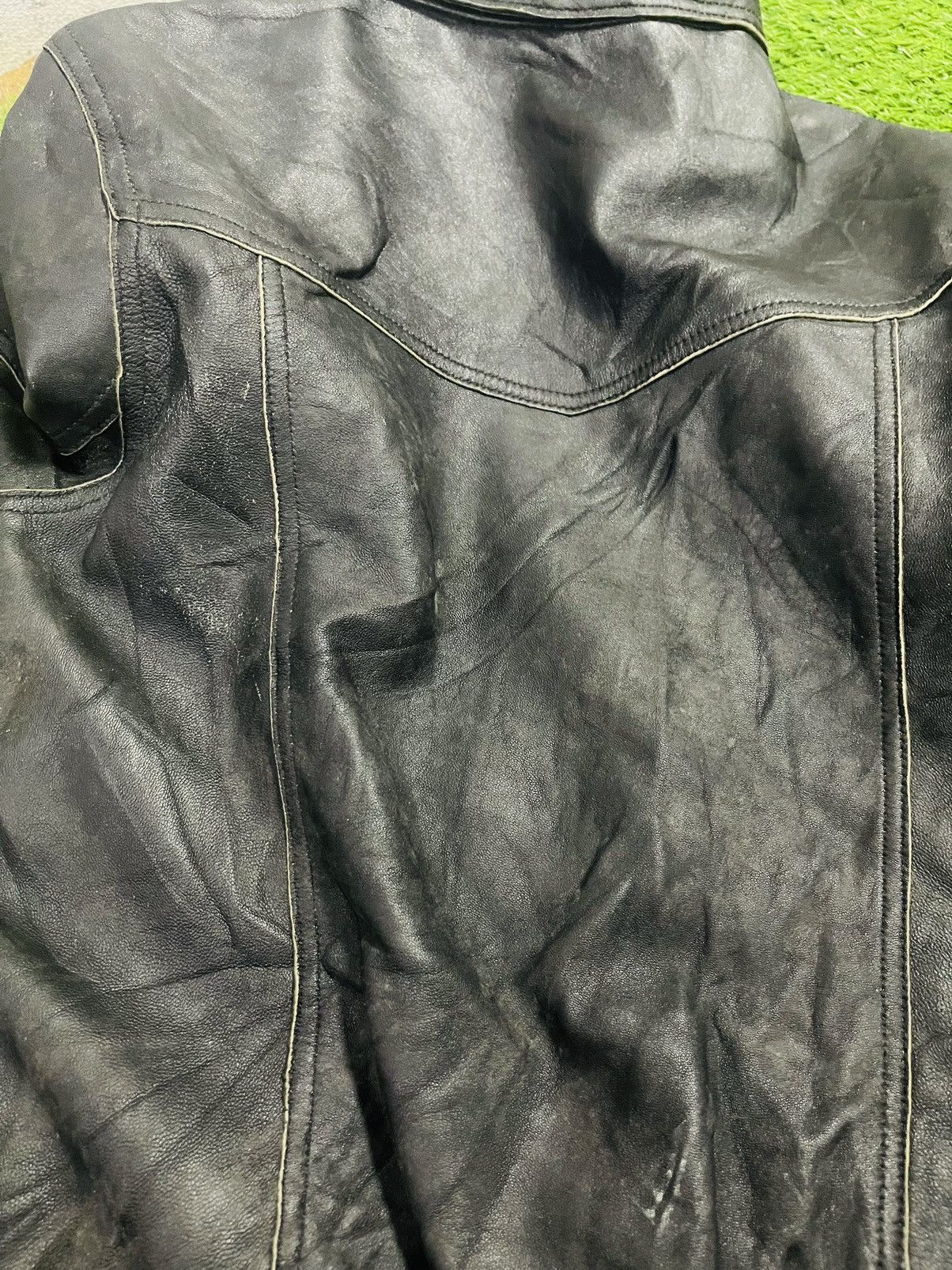 Japanese Brand × URBAN RESEARCH DOORS Urban Research Distressed Leather Jacket (20) Size US S / EU 44-46 / 1 - 3 Thumbnail