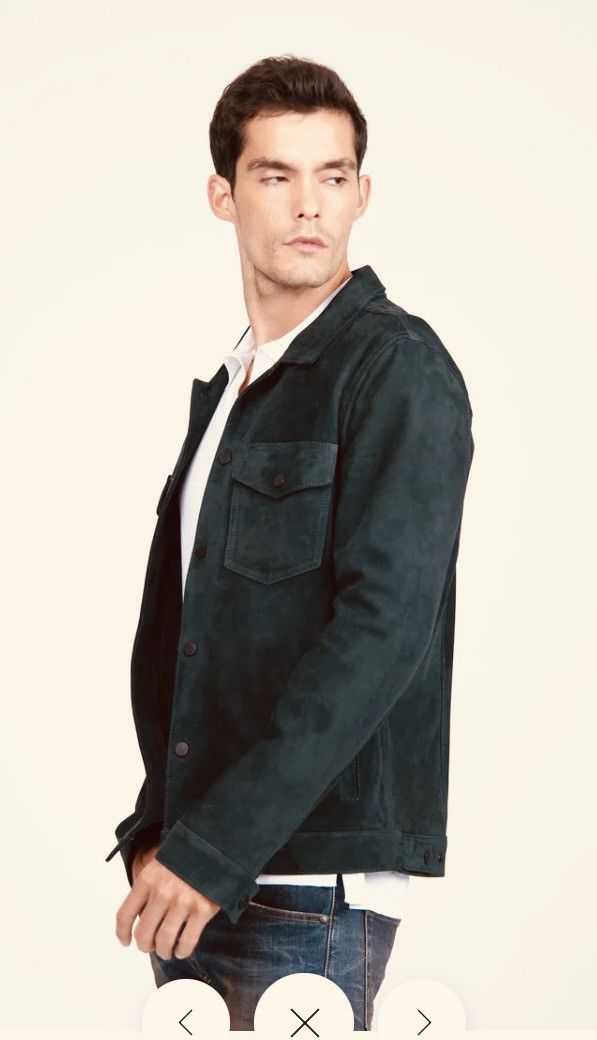 Tom Ford ARI SOHO Suede Collin Jacket $2,995 Retail Size US M / EU 48-50 / 2 - 13 Thumbnail