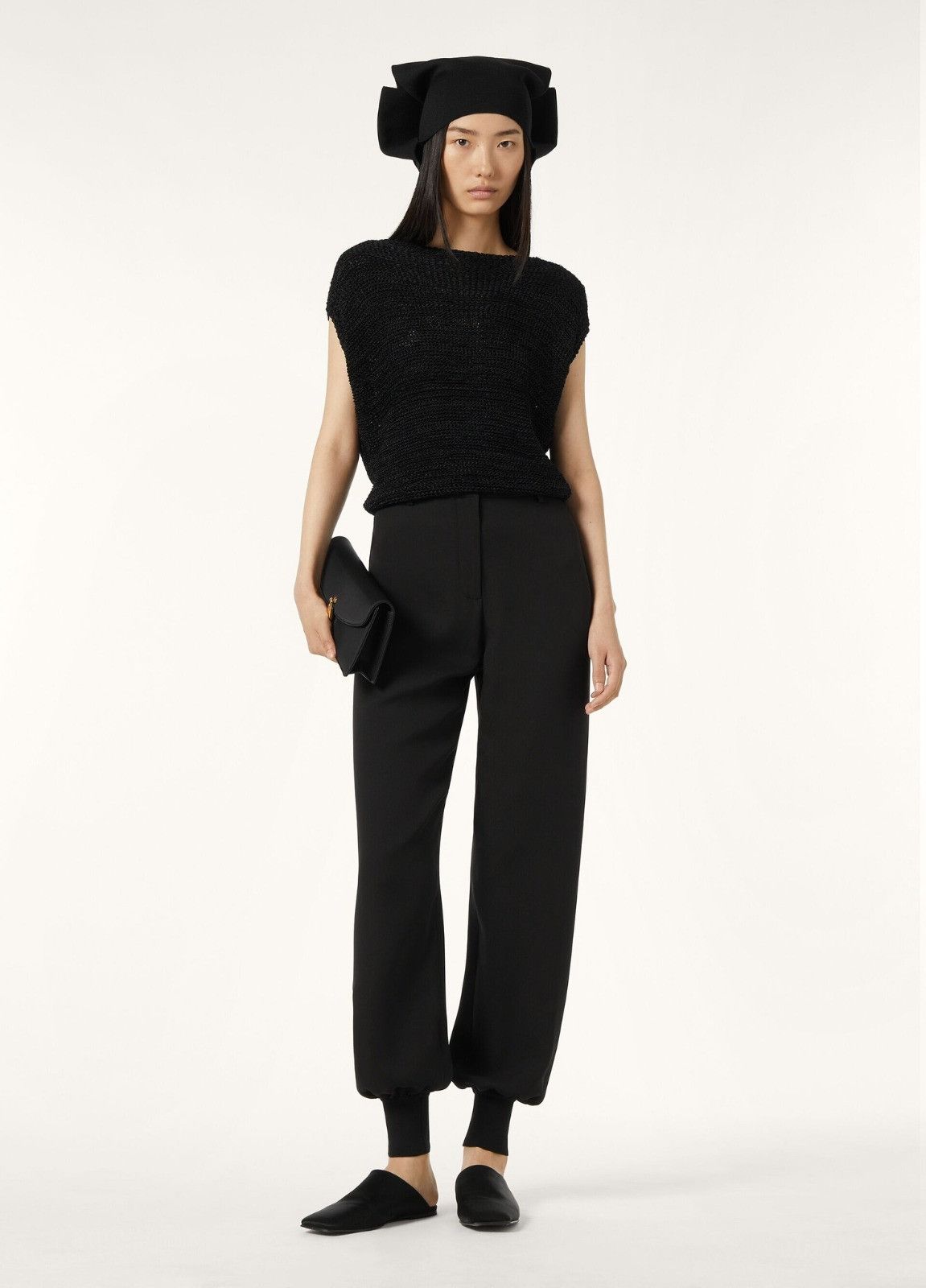 Loro Piana o1srvl11e0526 FAP2203 Bellagio Top in Black Size M / US 6-8 / IT 42-44 - 5 Thumbnail