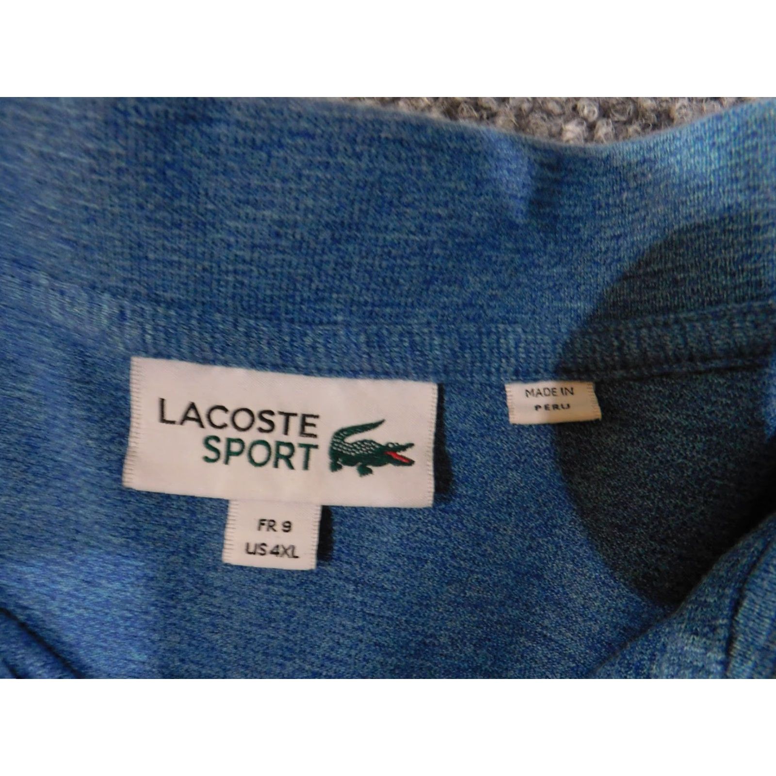 Lacoste Lacoste Polo Shirt Mens 4XL Blue Cotton Logo Knit Short Sleeve Collared Button Casual Vintage: No Size US XXL / EU 58 / 5 - 5 Thumbnail