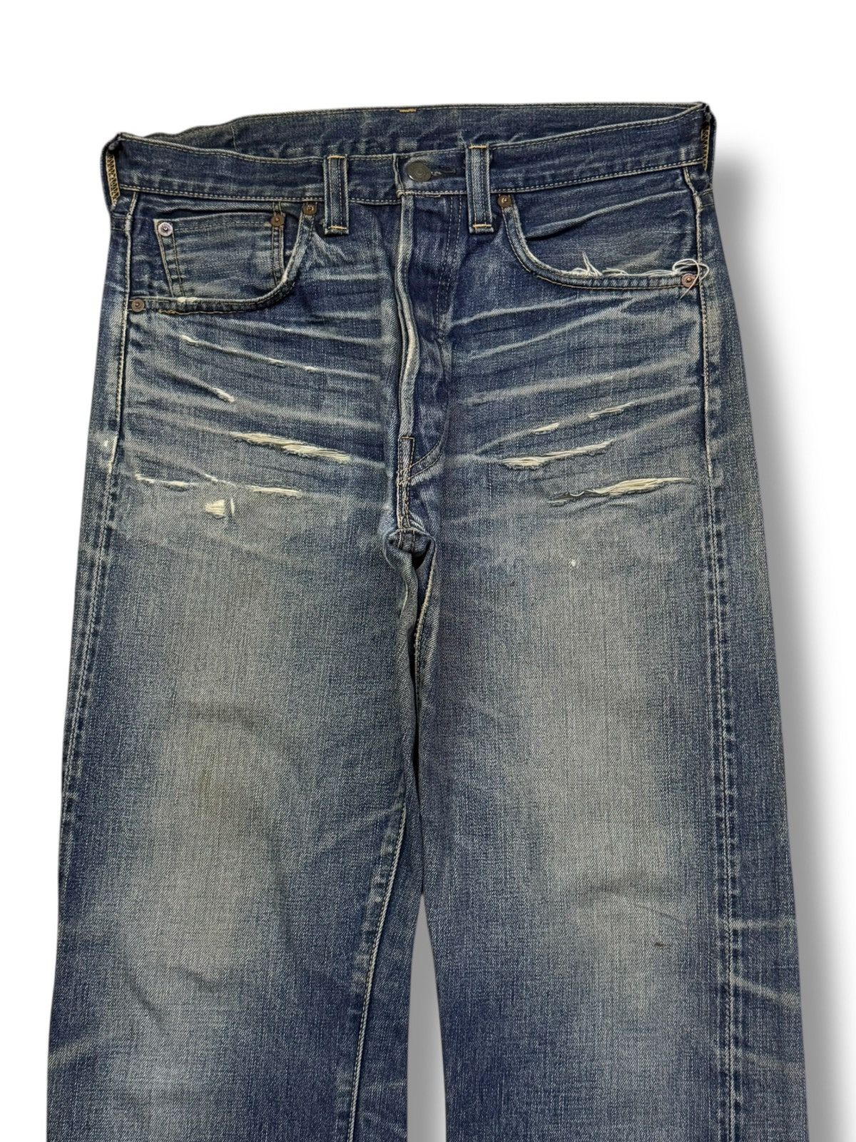 Levi's Vintage Clothing Vintage 00s Levi’s 501-XX 1947 Repro Big E Japan Selvedge 31 Size US 31 - 4 Thumbnail