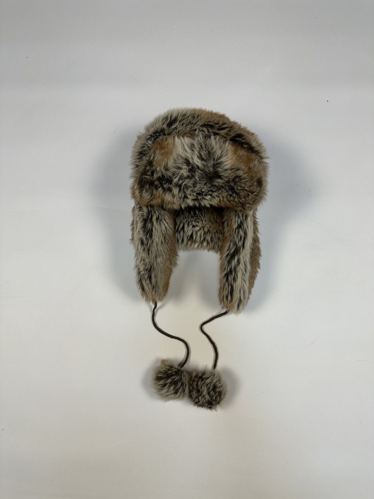 Japanese Brand Y2K Vintage Ushanka Mohair Hat Avant Garde Fur Fuzzy Alt ...