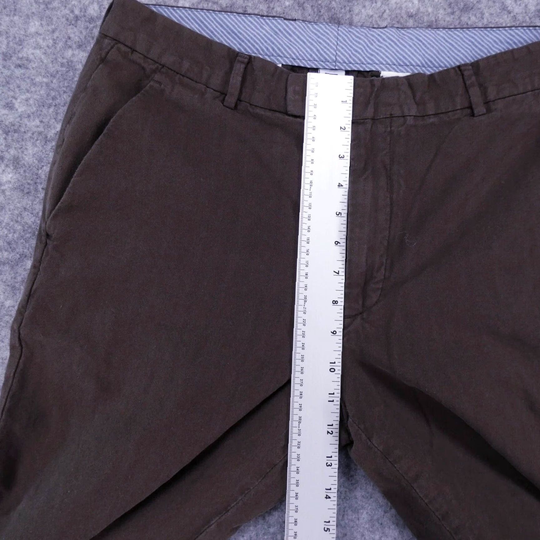Gap Gap Pants Mens 36x28 Chino Flat Front Brown Casual (Altered) Size US 35 - 7 Thumbnail