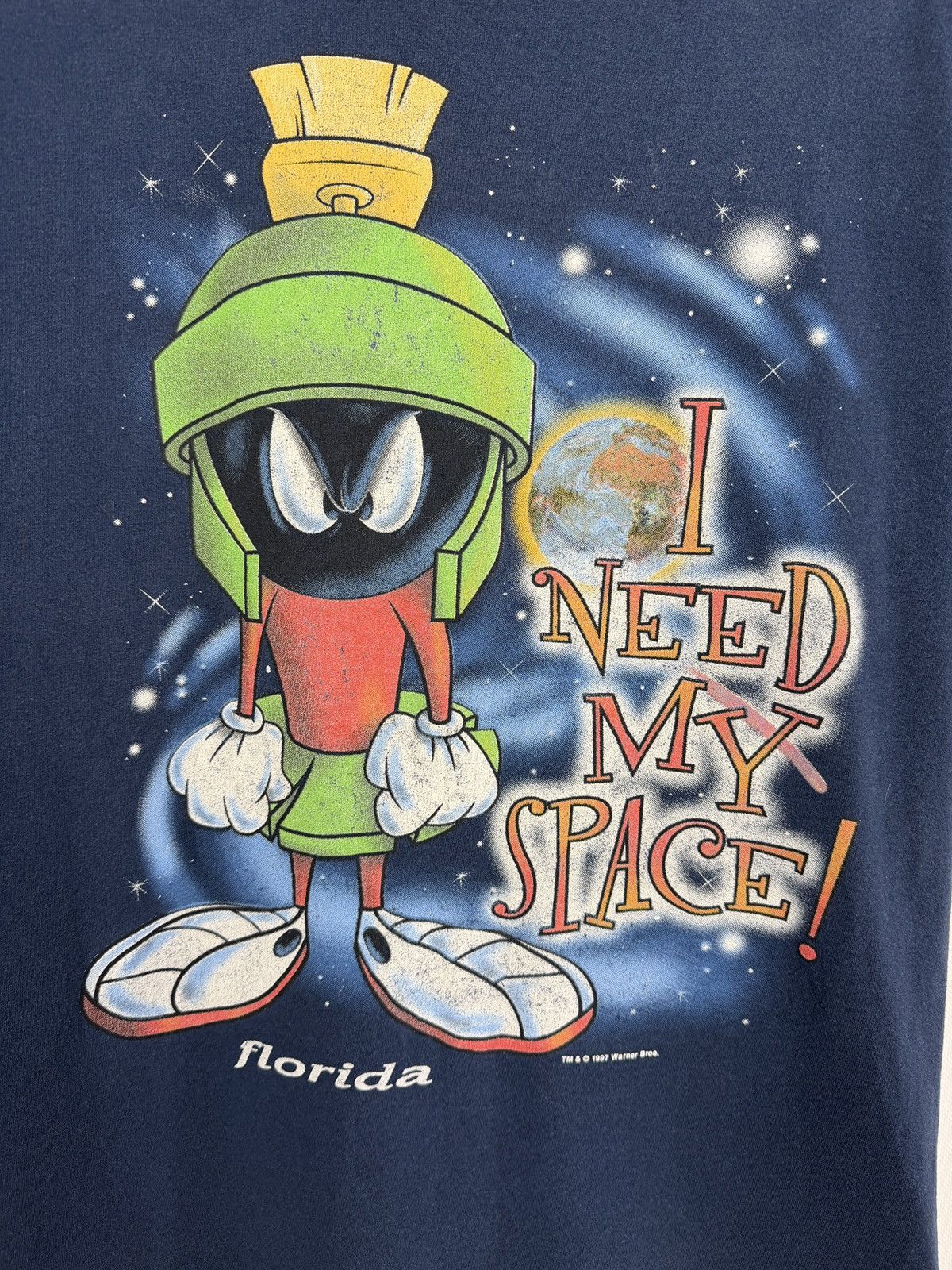 Warner Bros Vintage 1997 Looney Tunes Marvin Martian Warner Bross Size L Size US L / EU 52-54 / 3 - 7 Thumbnail