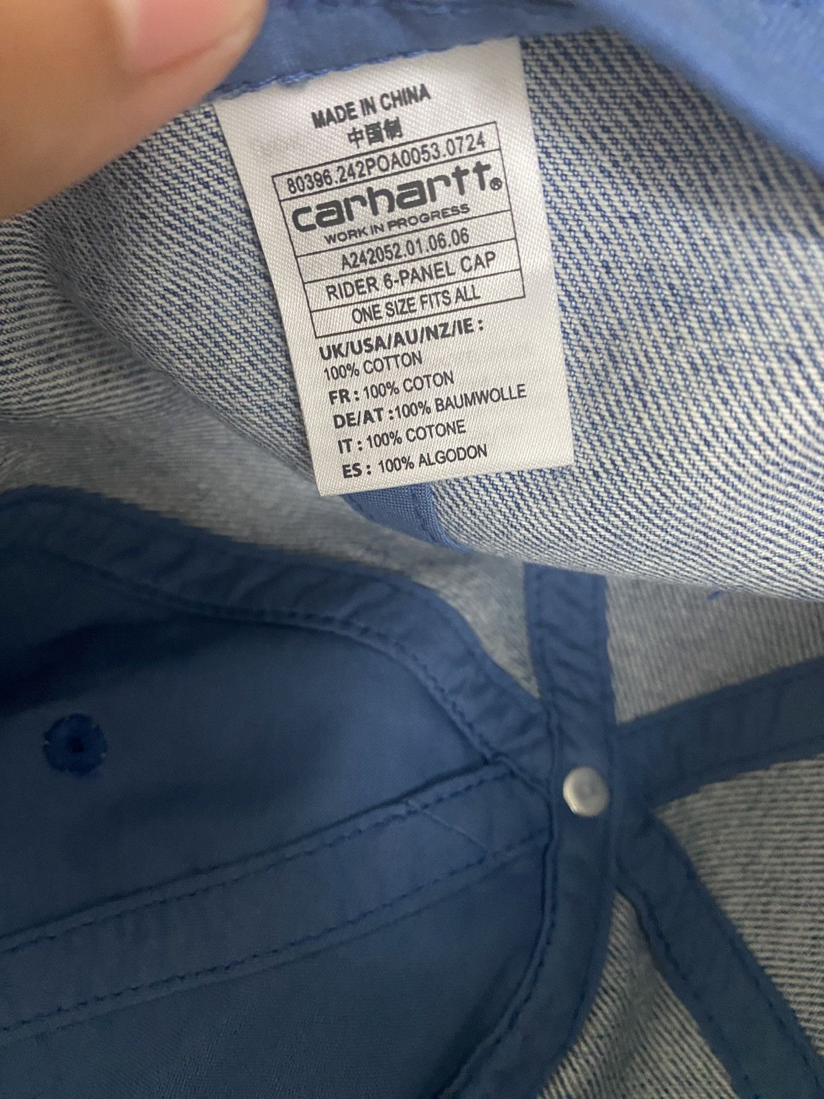 Carhartt Carhartt Rider 6 Panel Cap Size ONE SIZE - 8 Thumbnail
