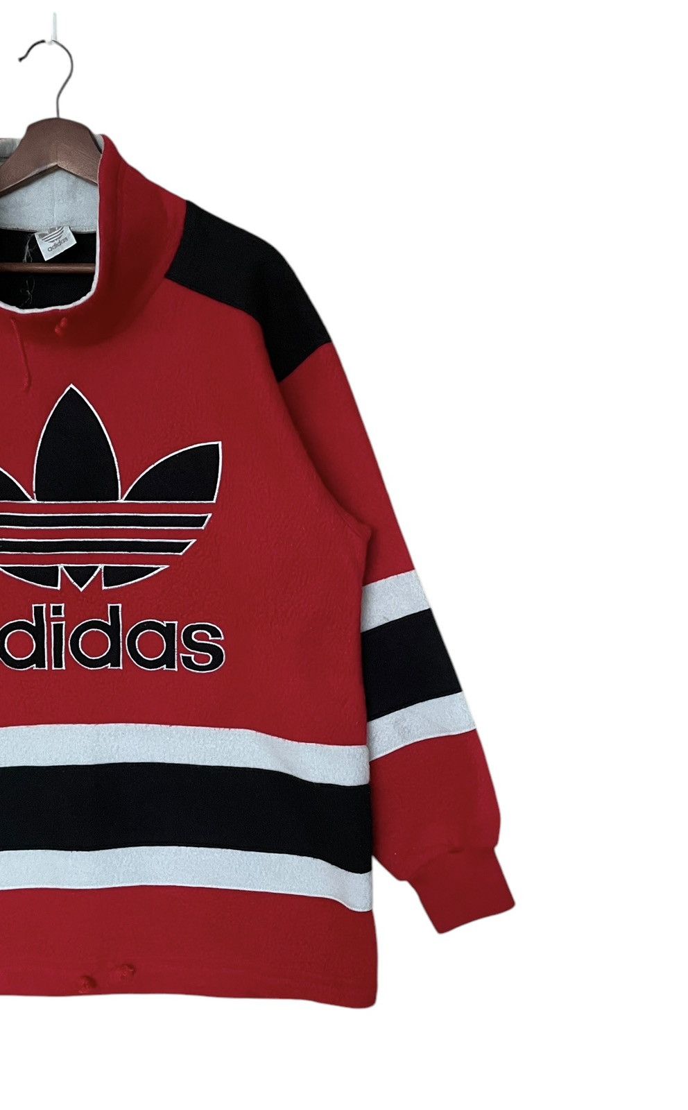 Adidas × Descente × Vintage Vintage Brand Adidas Descente Big Logo Sweatshirt 1990s Size US M / EU 48-50 / 2 - 6 Thumbnail