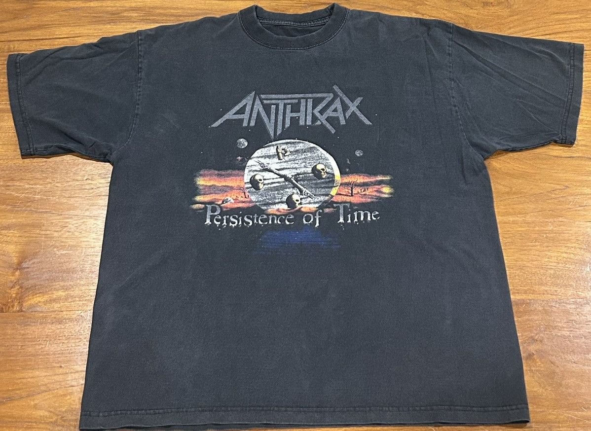 Vintage Anthrax Persistence of Time Size US L / EU 52-54 / 3 - 5 Thumbnail