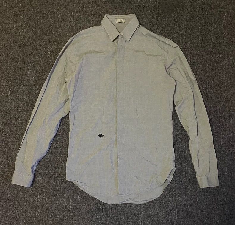 Dior Dior Men's Long Sleeve Button Up Shirt-yf Size US M / EU 48-50 / 2 - 1 Thumbnail