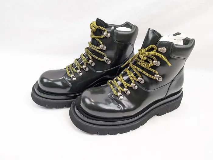 Bottega Veneta o1rshd1 Lug Hiking Ankle Boots in Dark Green Size US 12.5 / EU 45-46 - 21 Thumbnail