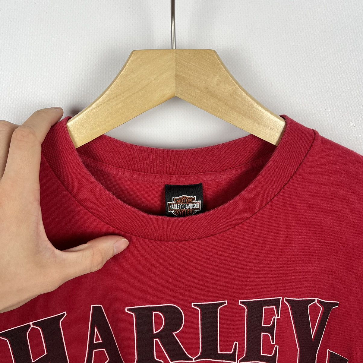 Harley Davidson Vintage Harley Davidson y2k Las Vegas big logo tee 1998 Size US XL / EU 56 / 4 - 8 Thumbnail