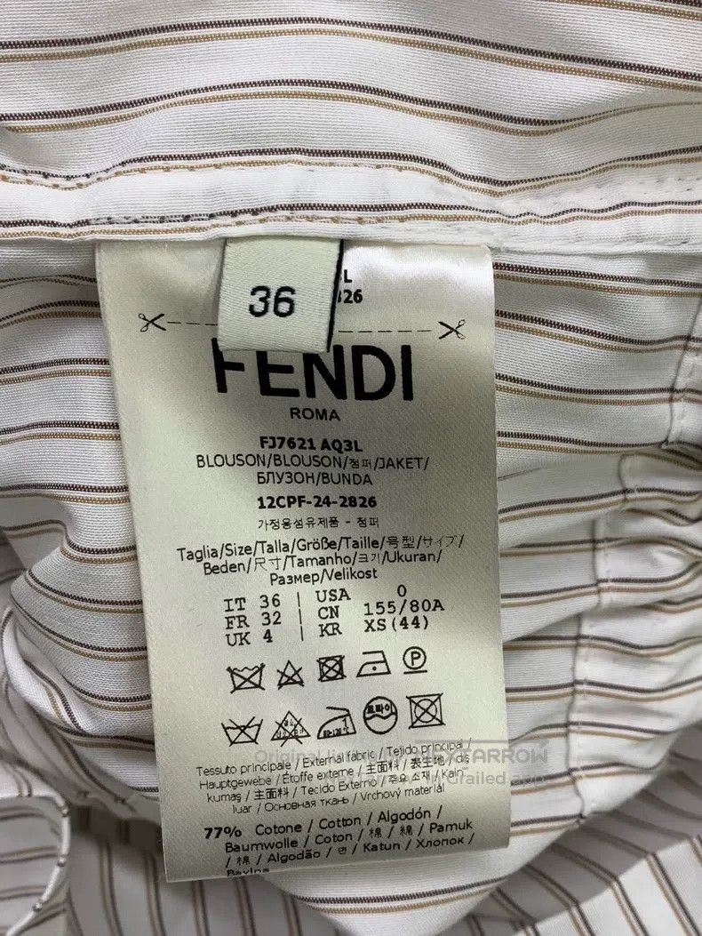 Fendi Fendi 2025 striped shirt windbreaker coat Size XS / US 0-2 / IT 36-38 - 5 Thumbnail