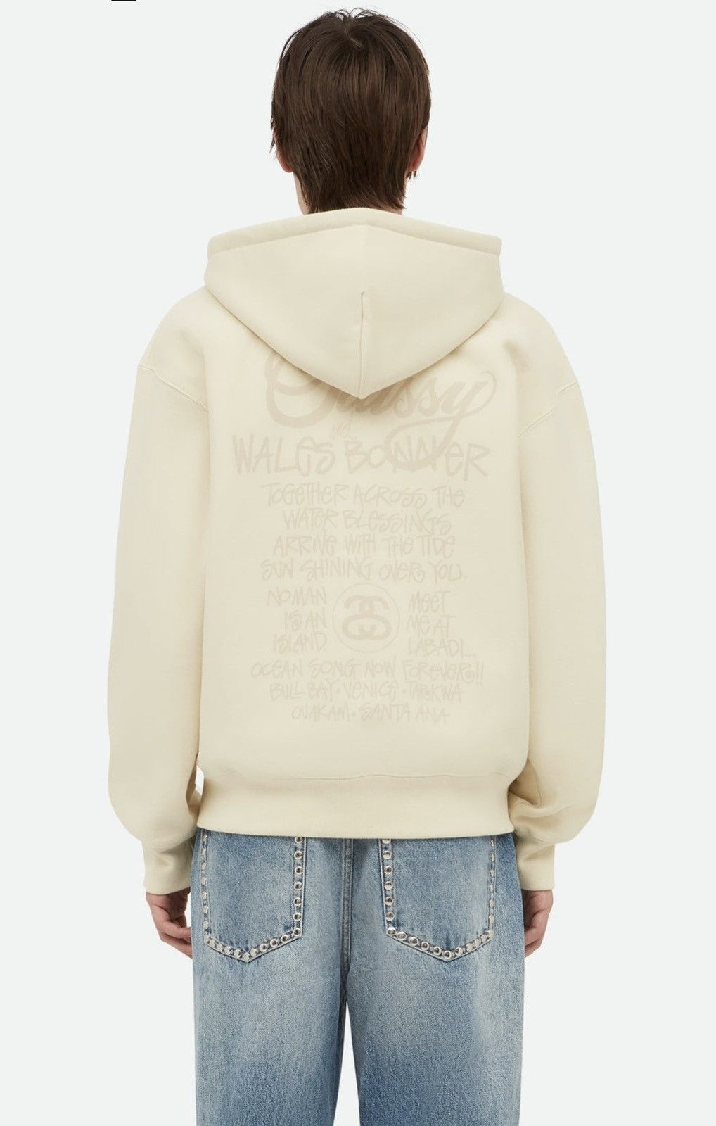 Stussy × Wales Bonner Stüssy x Wales Bonner Fleece Zip Hoodie XL