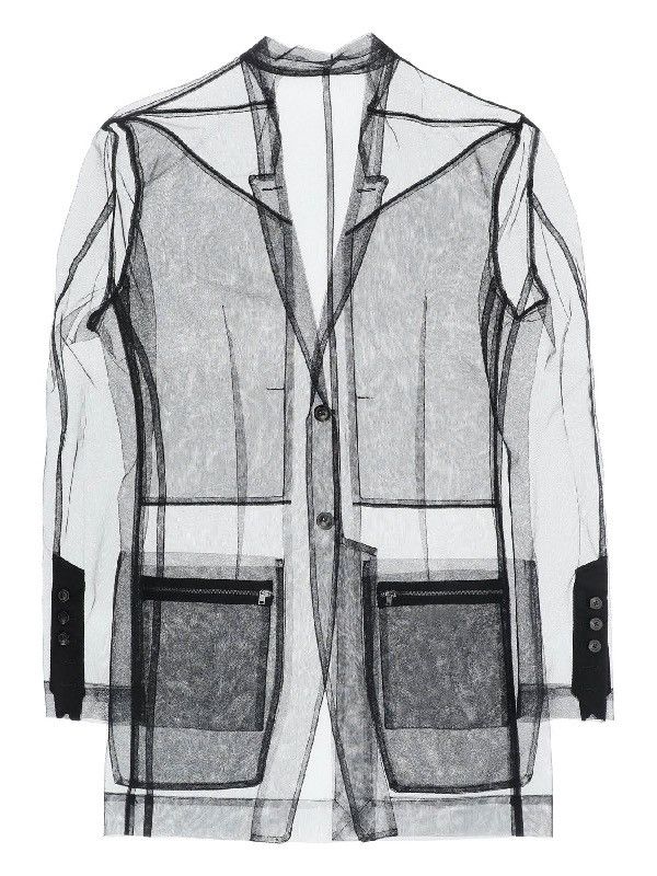 Rick Owens Rick Owens SS23 EDFU Lido Jacket in tulle (50IT) Size 40R - 5 Thumbnail