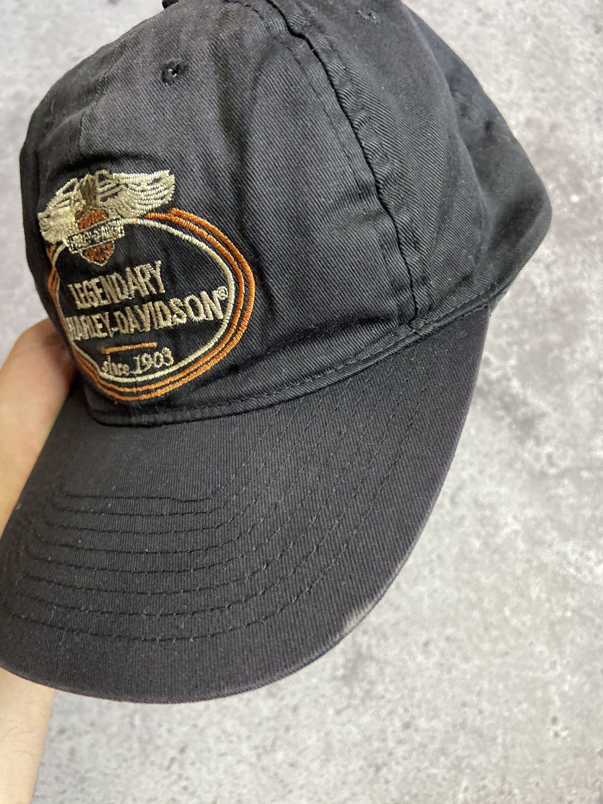 Harley Davidson 90S Vintage Harley Davidson Cap Size ONE SIZE - 3 Thumbnail