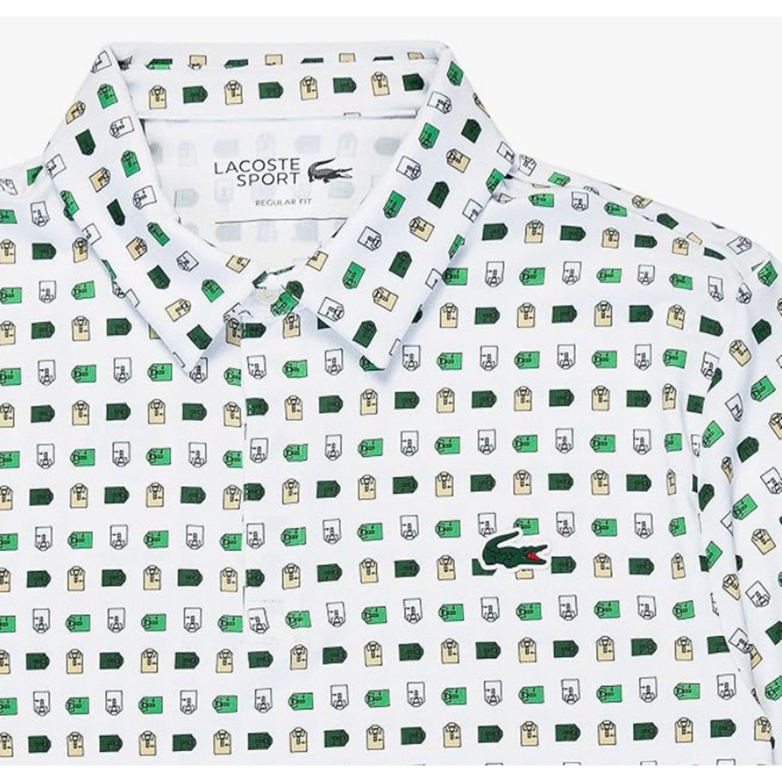 Lacoste Lacoste Men's Regular Fit Golf Performance Polo Shirt L Size US L / EU 52-54 / 3 - 3 Thumbnail