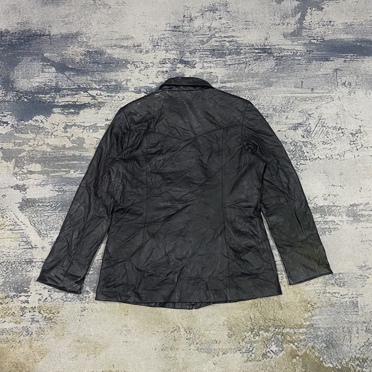 Genuine Leather × Vintage Vintage Shin Young Leather Jacket Size US M / EU 48-50 / 2 - 7 Thumbnail