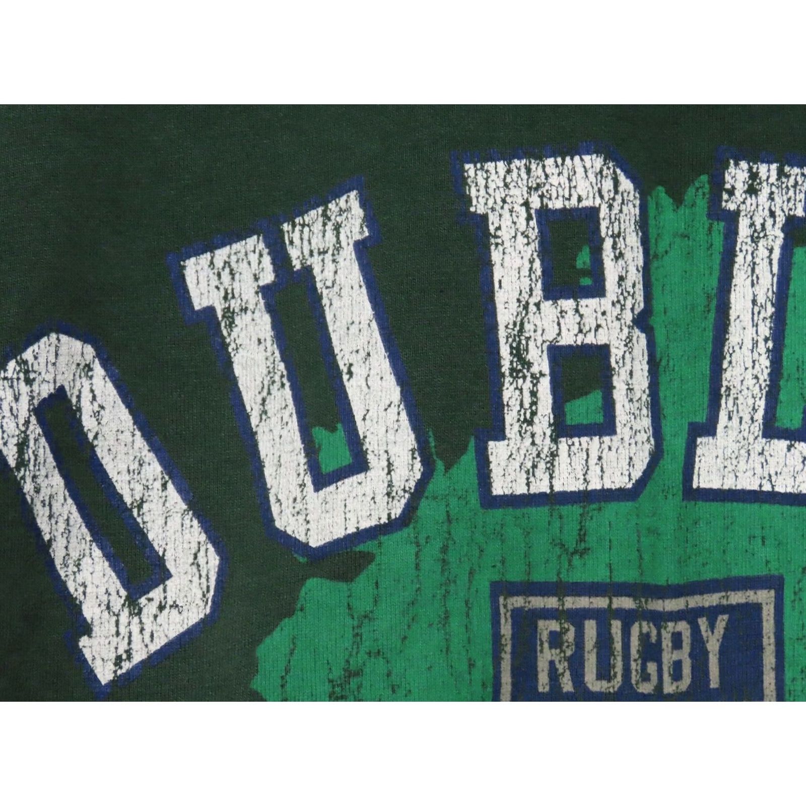 Vintage American Rag Cie T-Shirt Dublin Rugby Ireland Green Graphic Tee Mens M Size US M / EU 48-50 / 2 - 5 Thumbnail