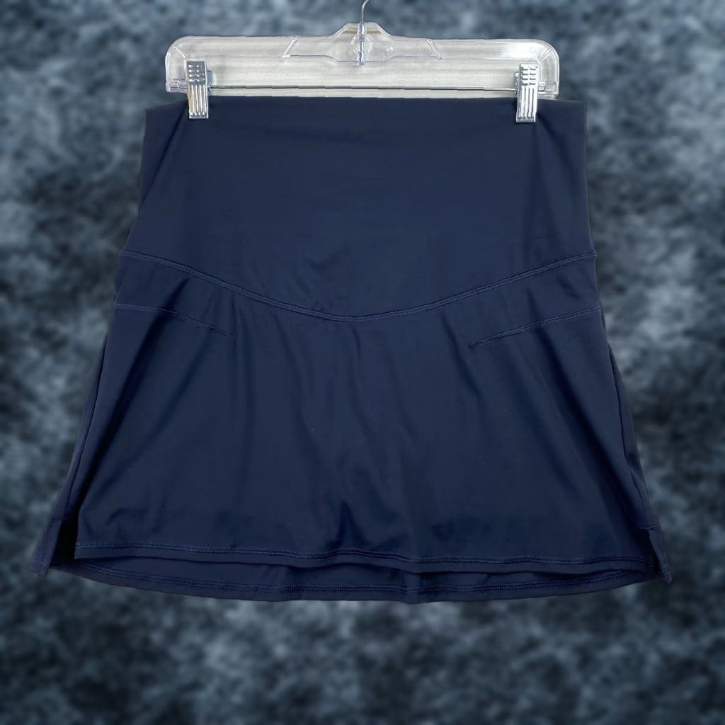 Old Navy Old Navy Skort Womens S Blue Extra High Rise Go Dry Powersoft Athletic Stretch Pockets Moisture Wicking Short Skirt Activewear Size 28" / US 6 / IT 42 - 1 Thumbnail