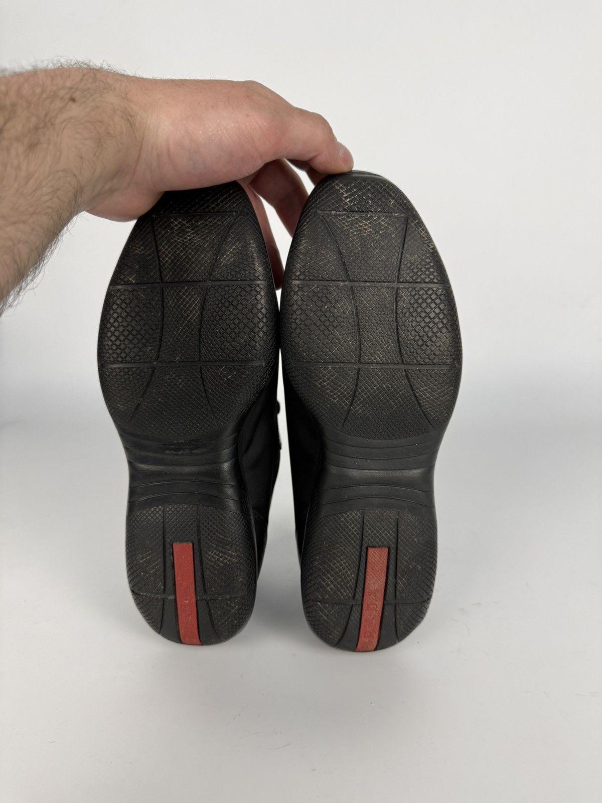 Prada Prada Milano Black Nylon & Leather Sneakers Size US 6.5 / IT 36.5 - 15 Thumbnail