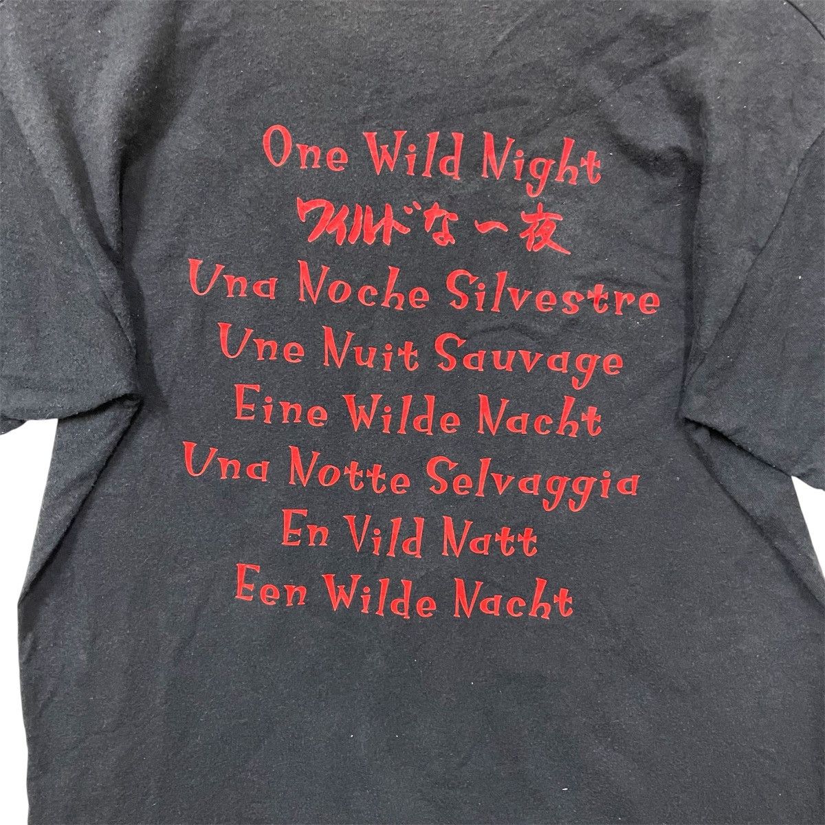 Band Tees Vintage 2001 Bon Jovi one wild night tag white screenstar Size US S / EU 44-46 / 1 - 4 Thumbnail