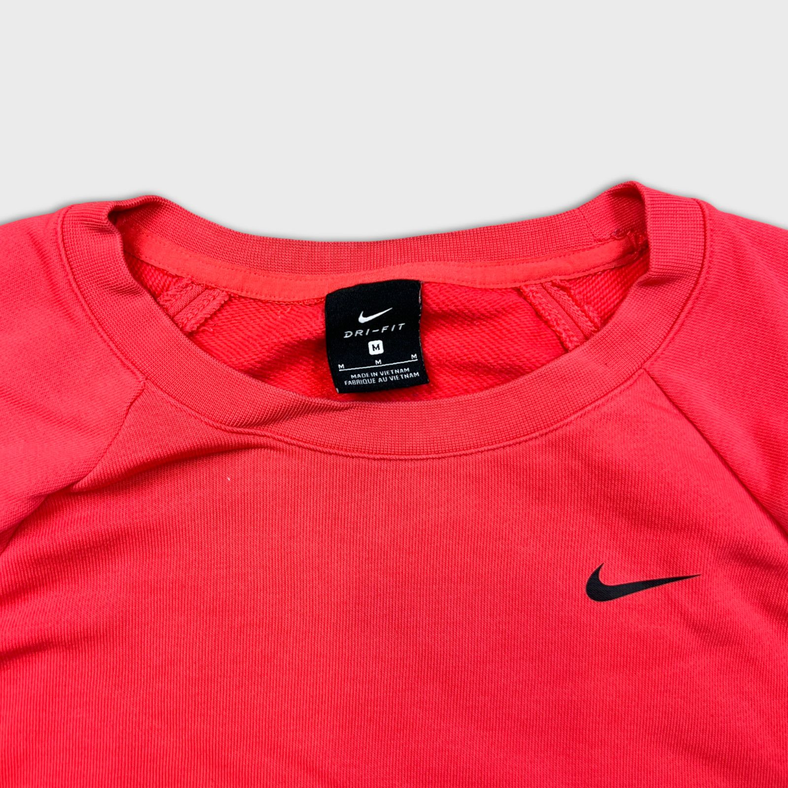 Nike × Vintage Nike Sportswear Sweatshirt Medium Swoosh Cropped Crewneck Size M / US 6-8 / IT 42-44 - 2 Thumbnail