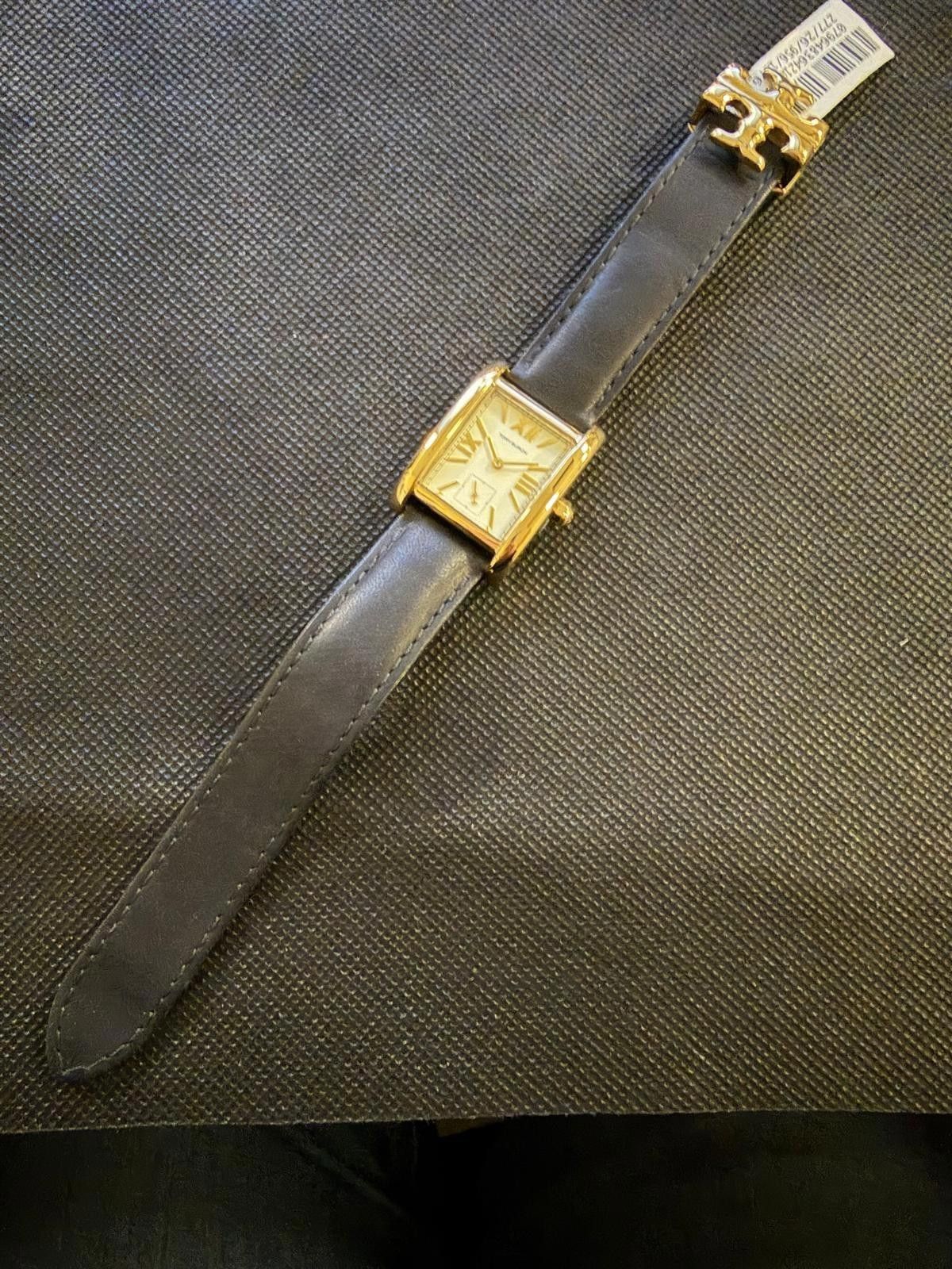Other Tory Burch Eleanor Womens Gold Watch, White DialDoubleTClasp Size ONE SIZE - 4 Thumbnail