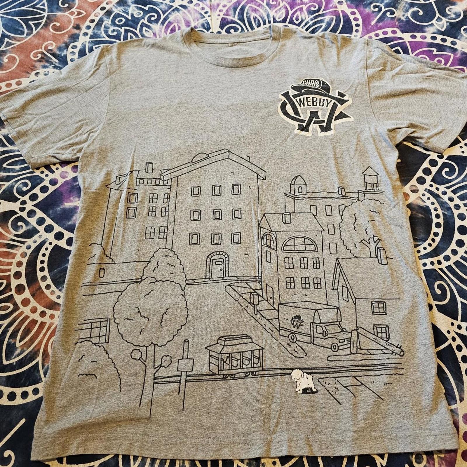 Designer Men's Black and Grey Chris Webby T-shirt Size US S / EU 44-46 / 1 - 2 Thumbnail