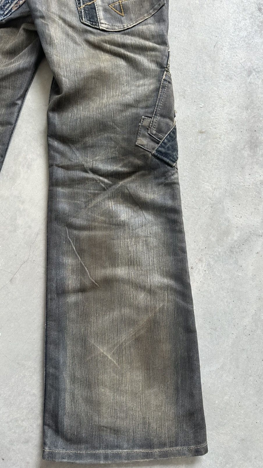 Japanese Brand JAPANESE JEANS DE ART MULTIPOCKET TACTICAL BONDAGES JEANS Size US 33 - 11 Thumbnail