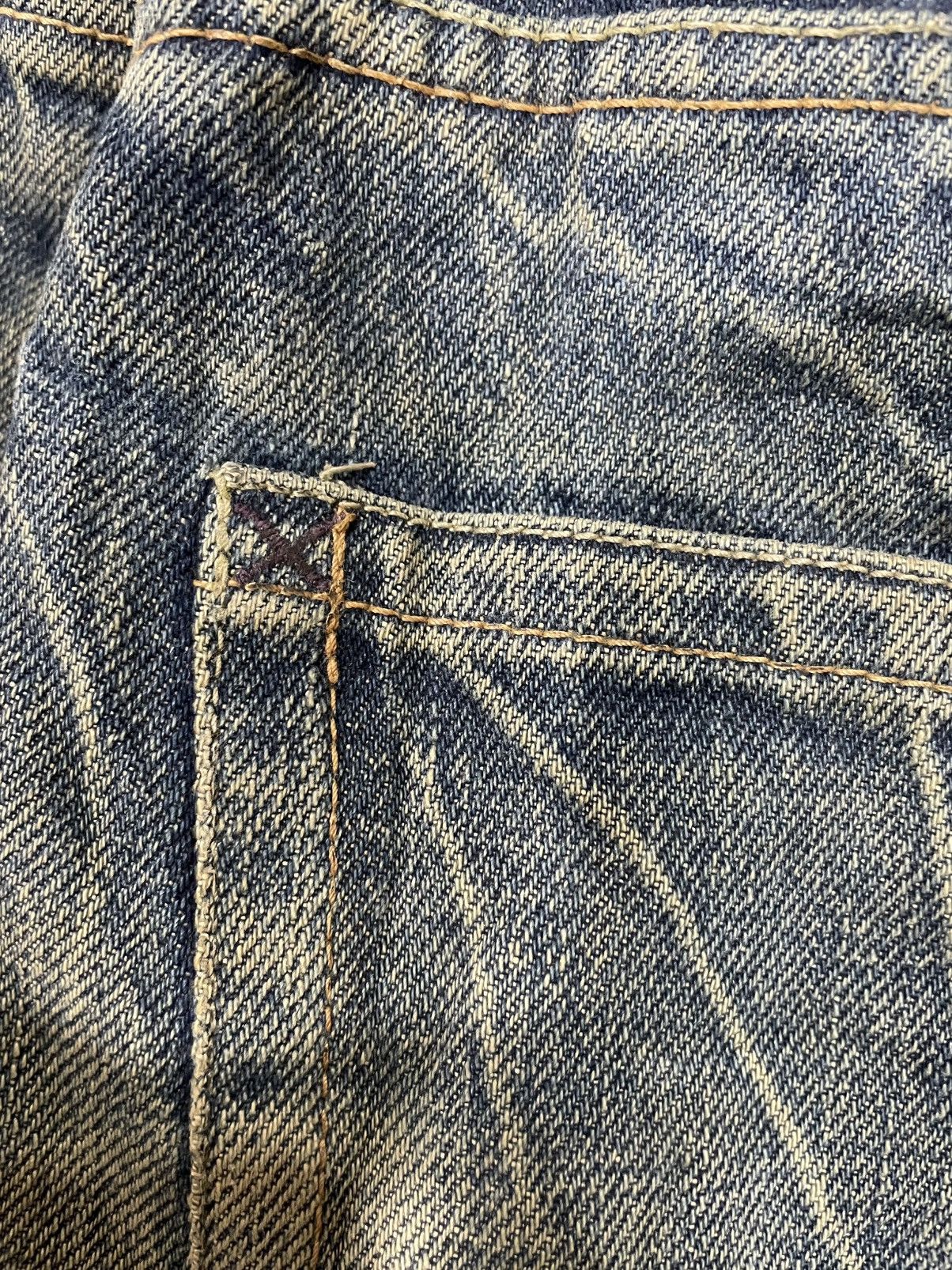 Japanese Brand × Vintage Vintage Japanese Brand Mudwash Distressed Ripped Denim Size US 34 / EU 50 - 13 Thumbnail