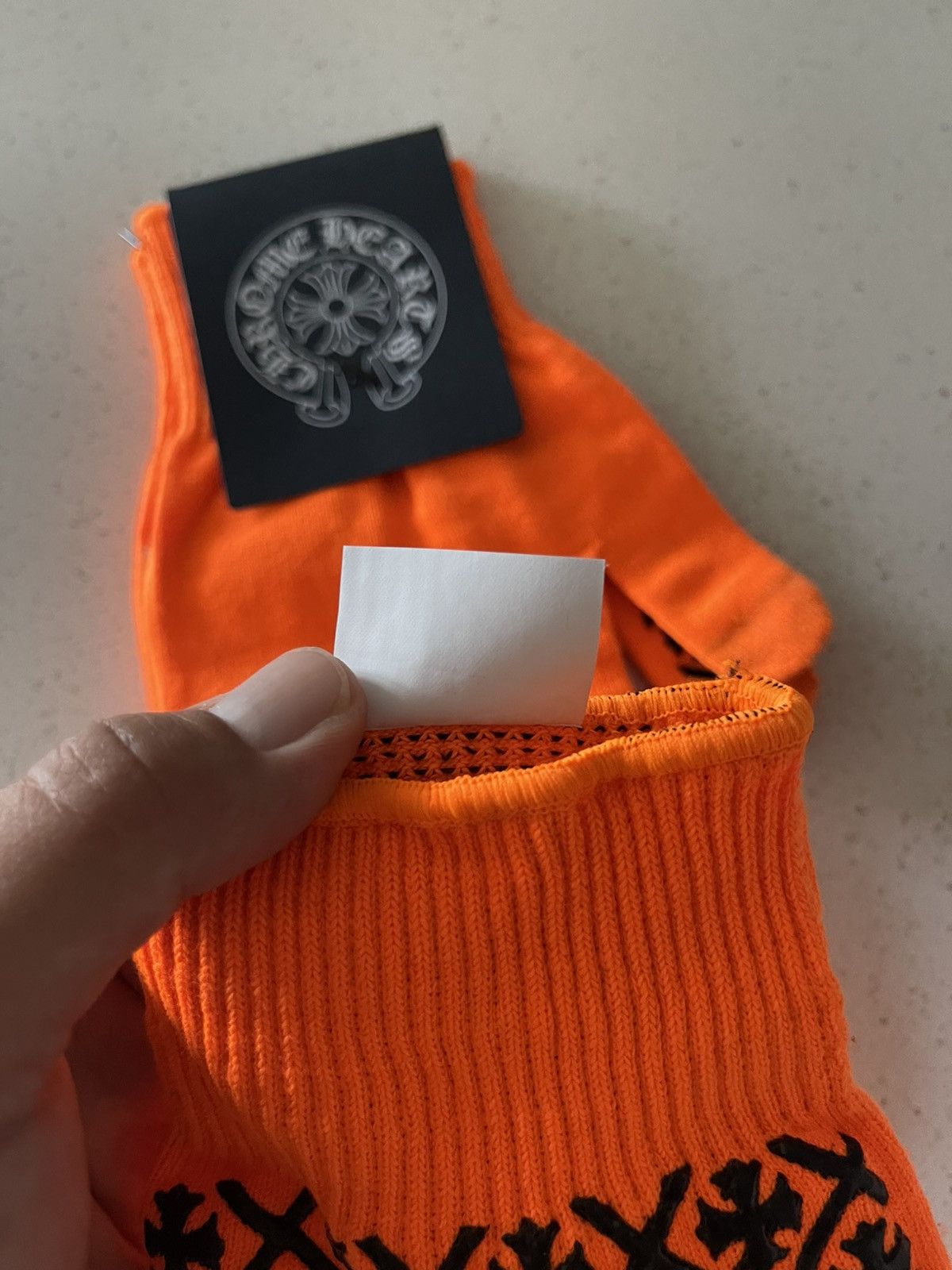 Chrome Hearts Chrome Hearts Orange Gloves Size ONE SIZE - 5 Thumbnail