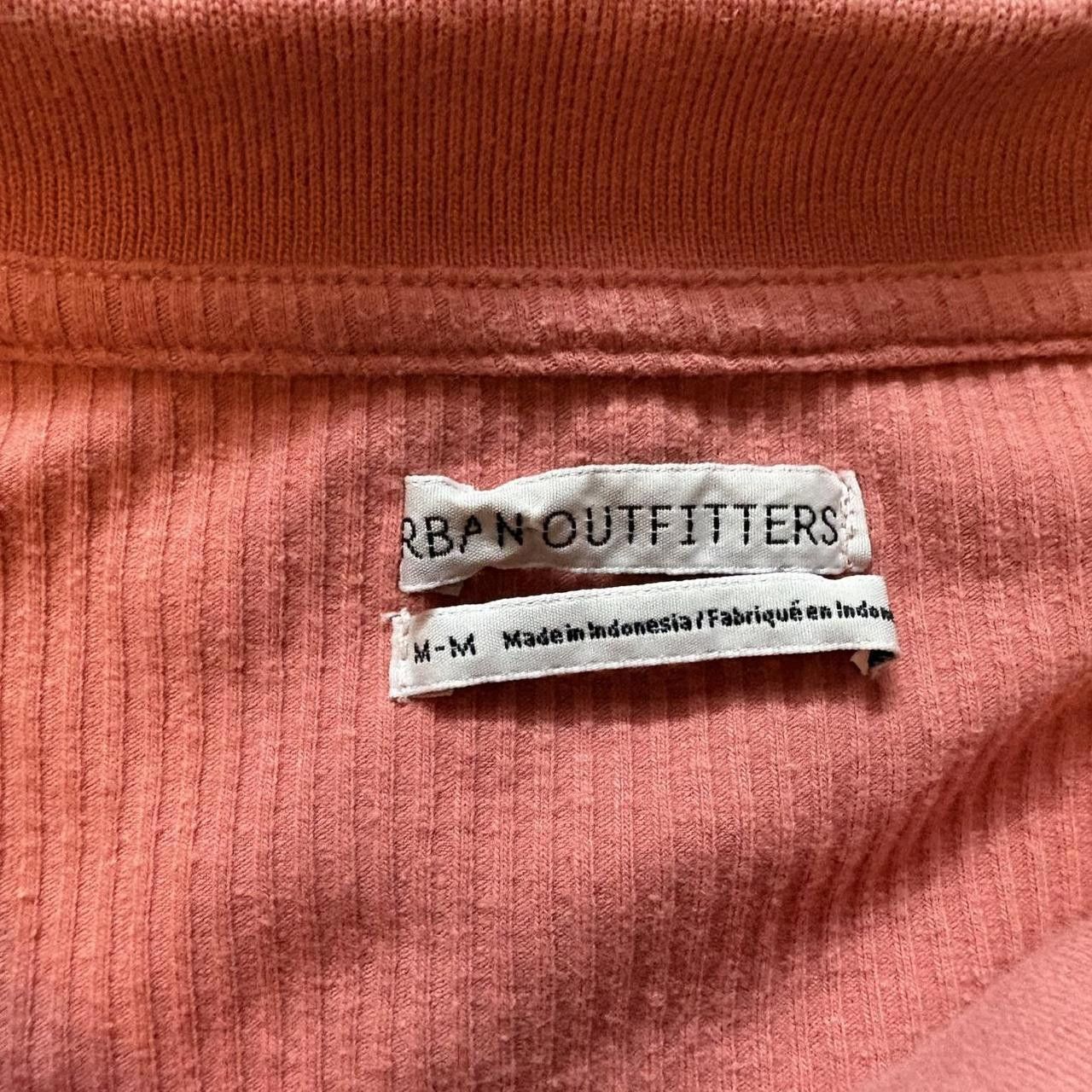 Urban Outfitters Urban Outfitters Women's Pink and Orange Polo-shirt Size M / US 6-8 / IT 42-44 - 3 Thumbnail