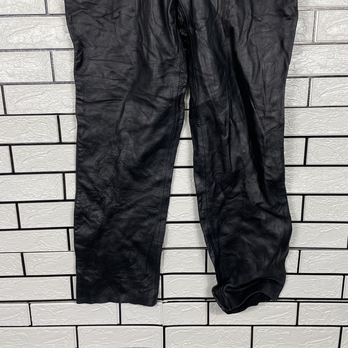 Japanese Brand Scare Teht Motorcycle Biker Leather Pant Size US 32 / EU 48 - 4 Thumbnail