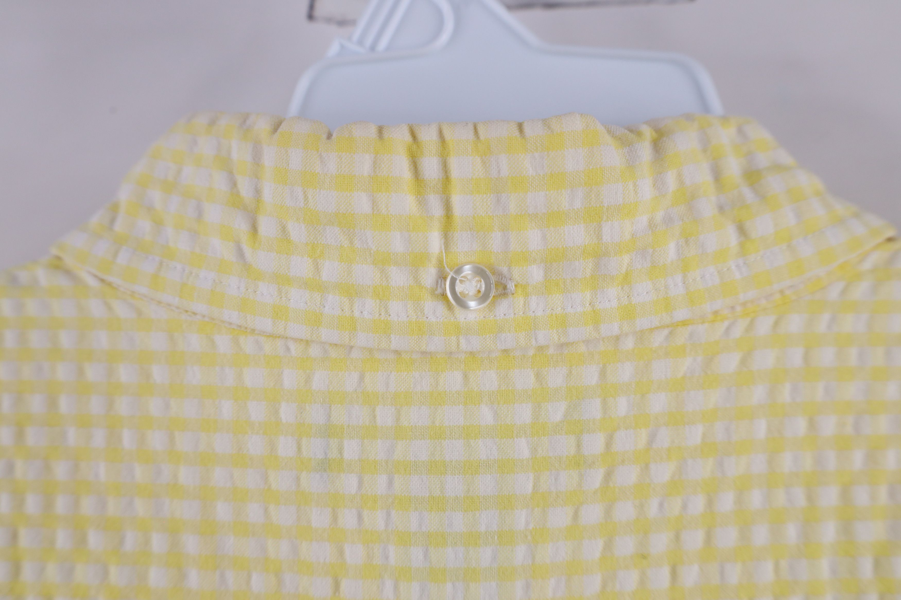 Lands' End × Vintage Vintage Lands End Seer Sucker Short Sleeve Button Down Shirt Size US L / EU 52-54 / 3 - 7 Thumbnail