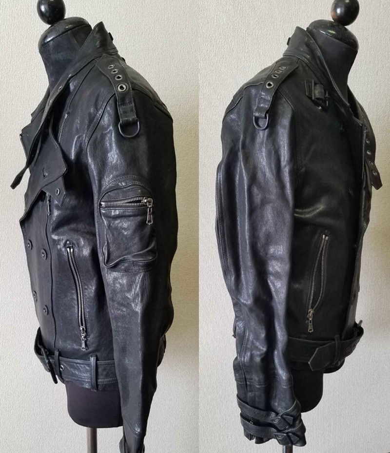 Yasuyuki Ishii Yasuyuki ishii Sheep leather biker jacket size S Size US S / EU 44-46 / 1 - 6 Thumbnail
