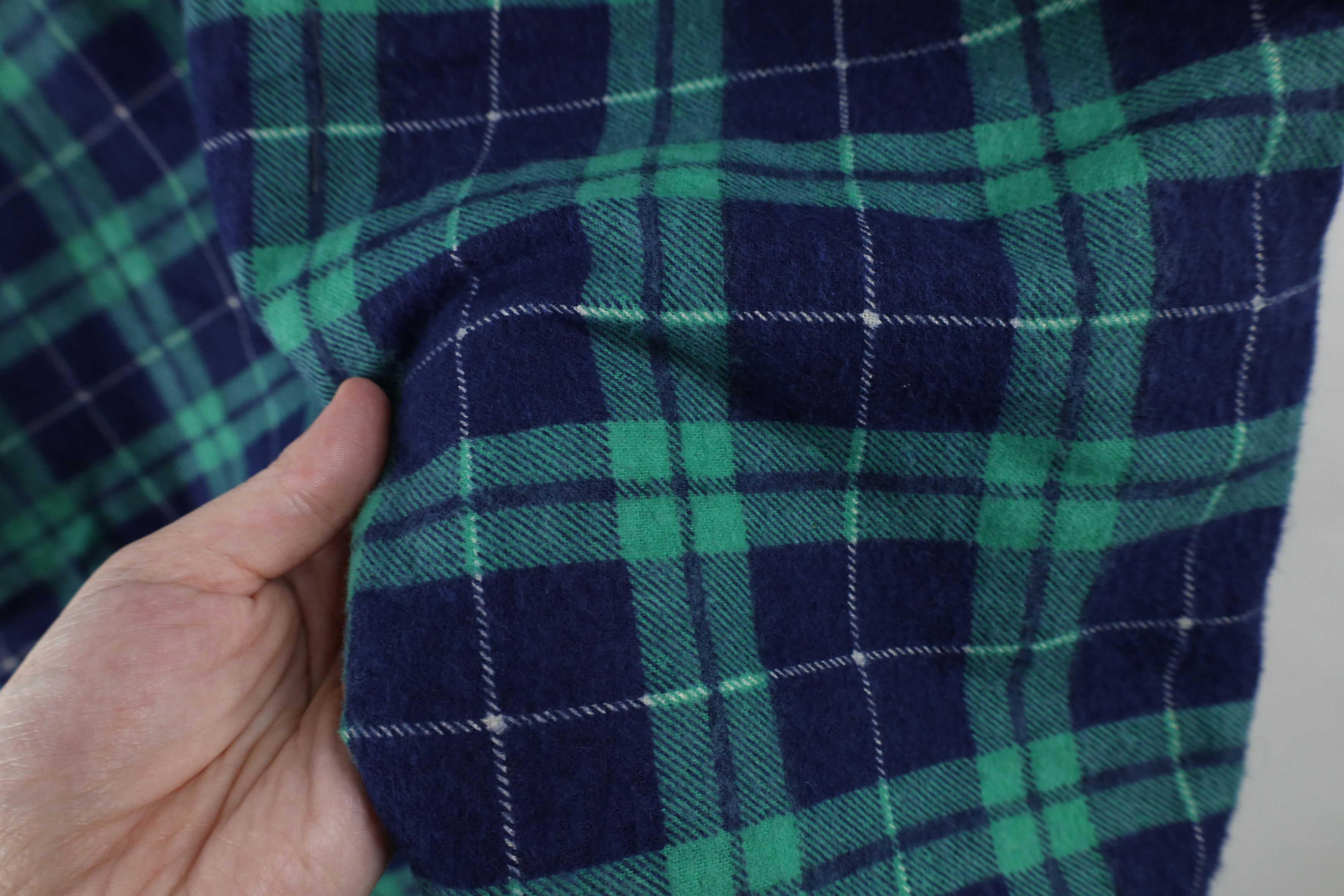 Vintage Vintage 90s Streetwear Flannel Button Shirt Jacket Jac Shirt Size US XXL / EU 58 / 5 - 11 Thumbnail