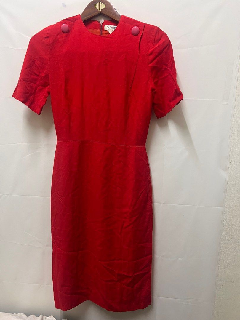 Balmain Balmain Ivoire Paris Red Dress Size XS / US 0-2 / IT 36-38 - 1 Thumbnail