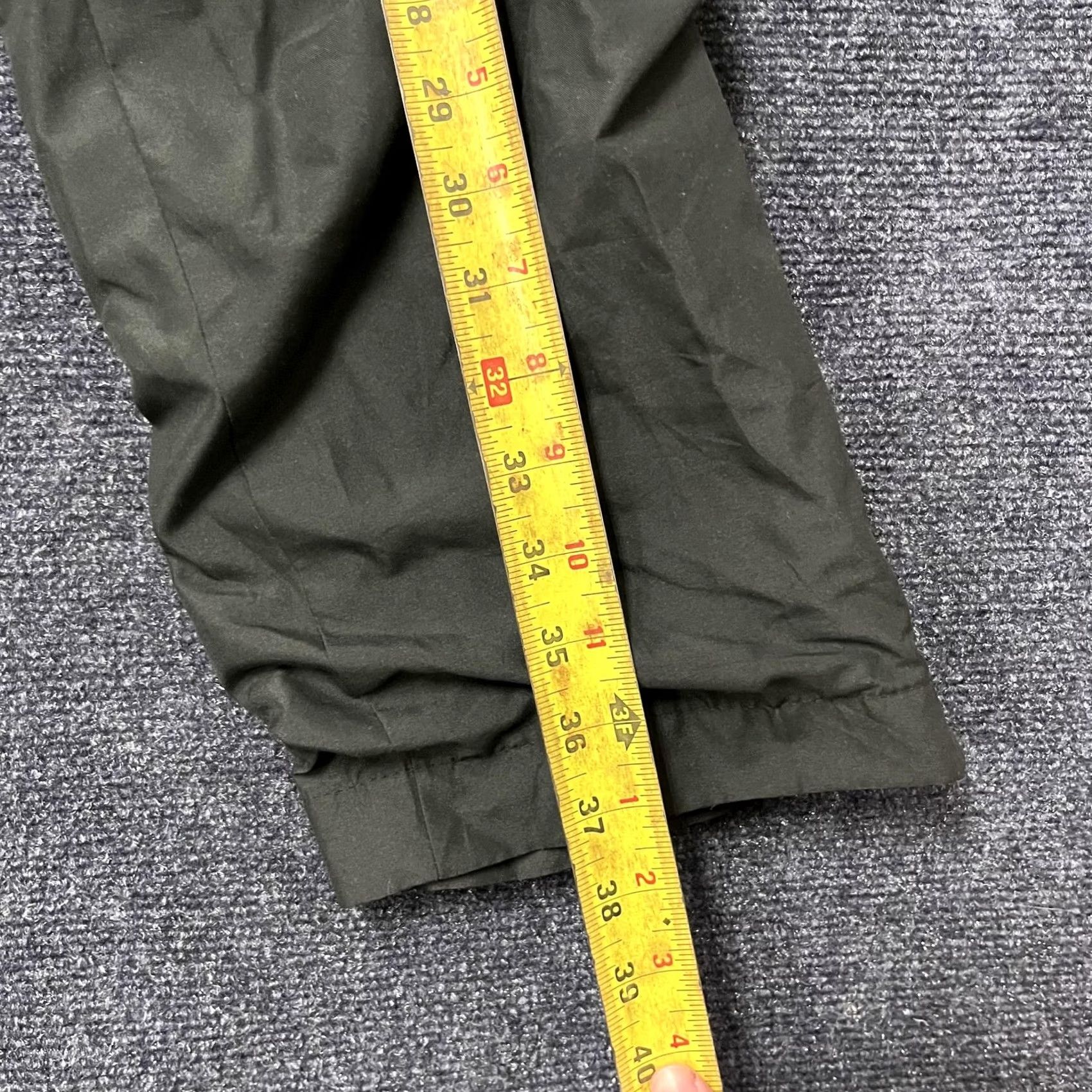 Champion Champion Track Pants Mens M Green Stripe Pockets Elastic Drawstring Ankle Zipper Athletic Running Jogging Gym Casual Size US 31 - 6 Thumbnail