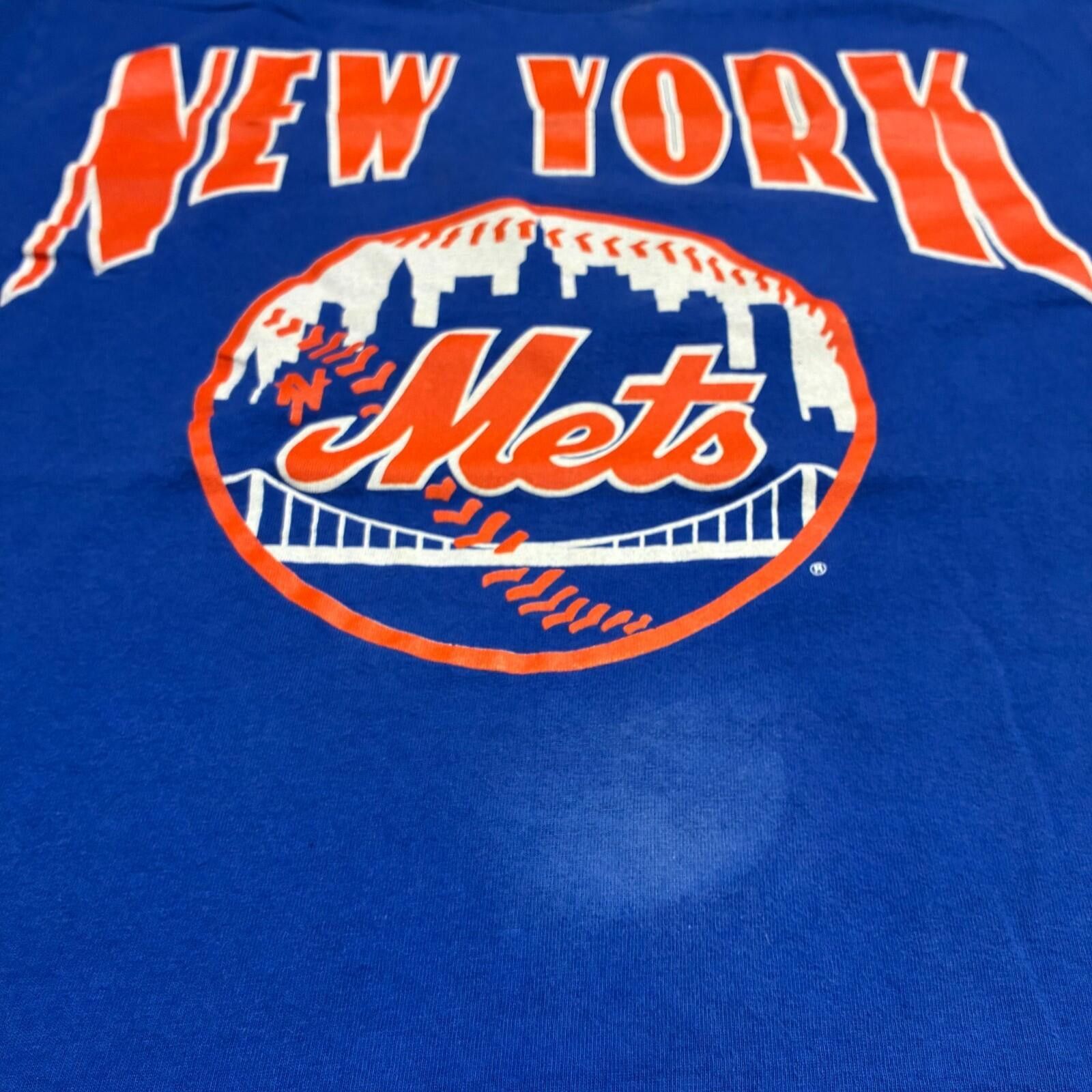 Nutmeg vtg new york mets nutmeg mlb tee made in usa 80s Size ONE SIZE - 6 Thumbnail