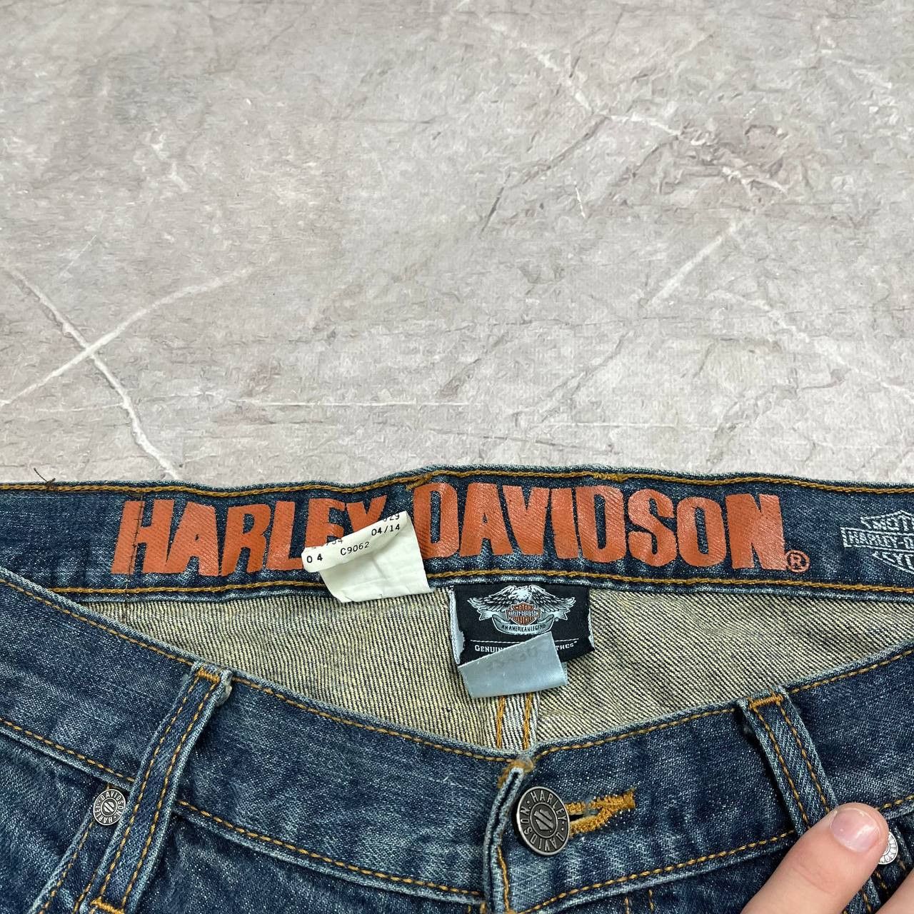 Harley Davidson Harley Davidson Men's Motorcycle Jeans with Knee size 32x30 Size US 33 - 13 Thumbnail