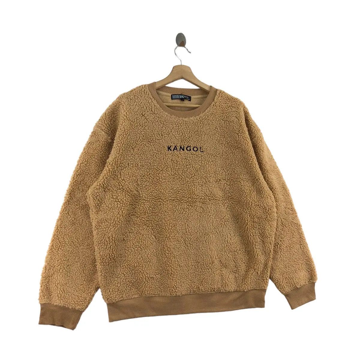 Kangol Vtg KANGOL x ROCKY MONROE Center Logo Brown Fleece Size XXL / US 16-18 / IT 52-54 - 4 Thumbnail